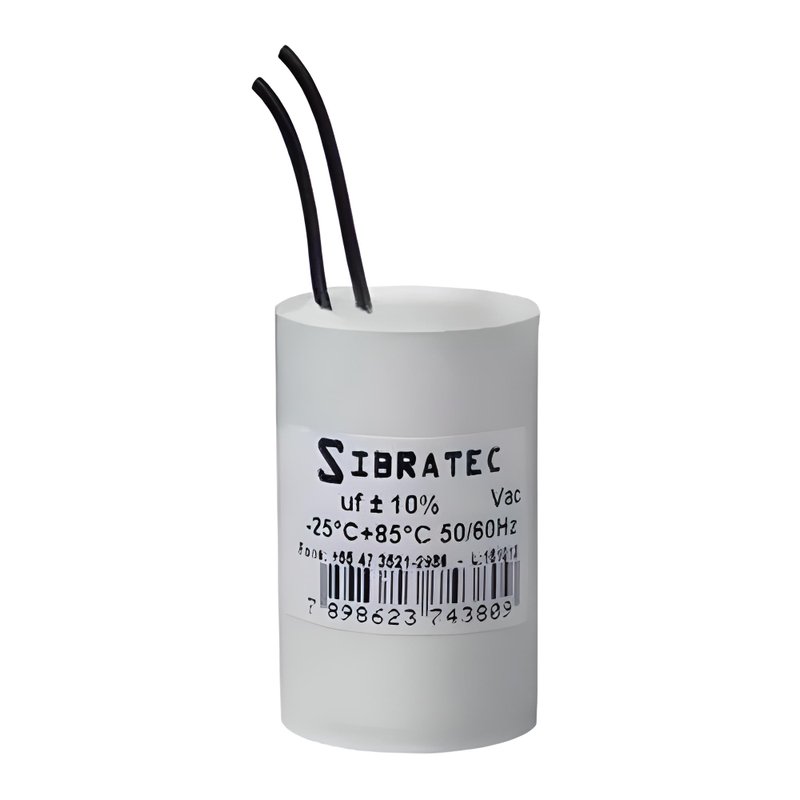 01 capacitor permanente com cabo 15uf 250v sibratec