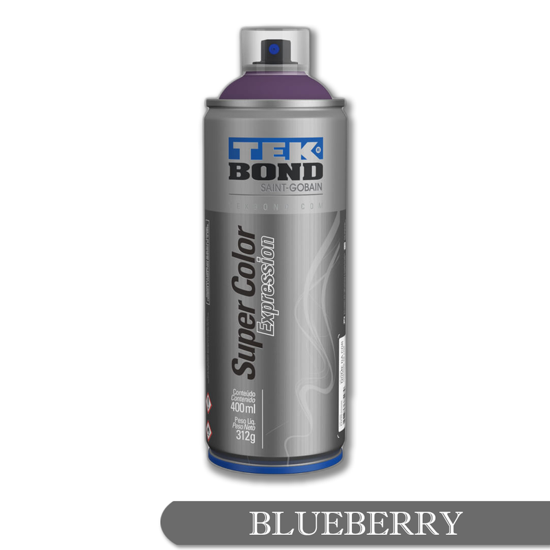 01 tinta spray expression blueberry 400ml tekbond