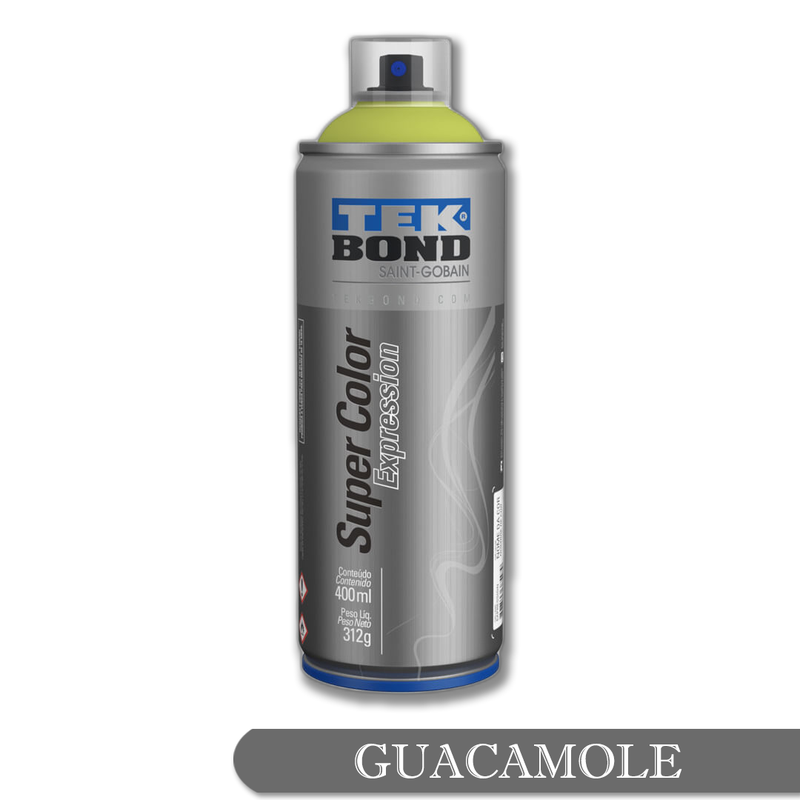 01 tinta spray expression guacamole 400ml tekbond